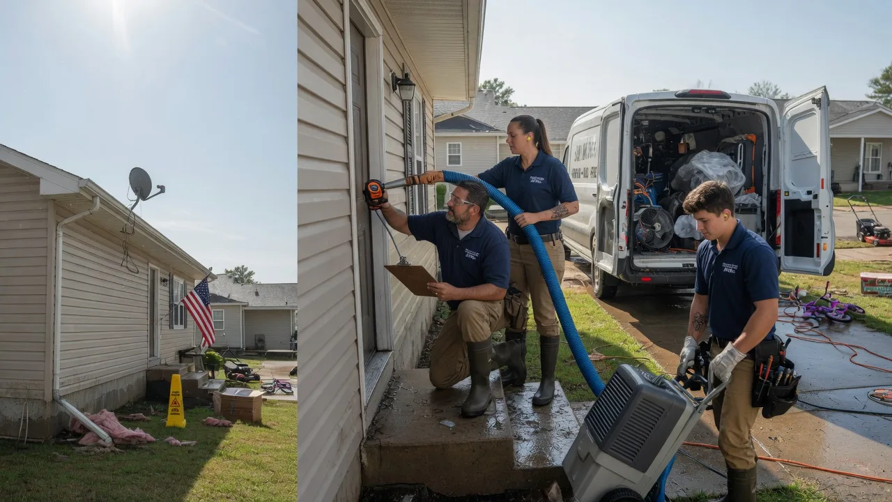 Ceiling Water Damage Restoration in Currie, MN near me